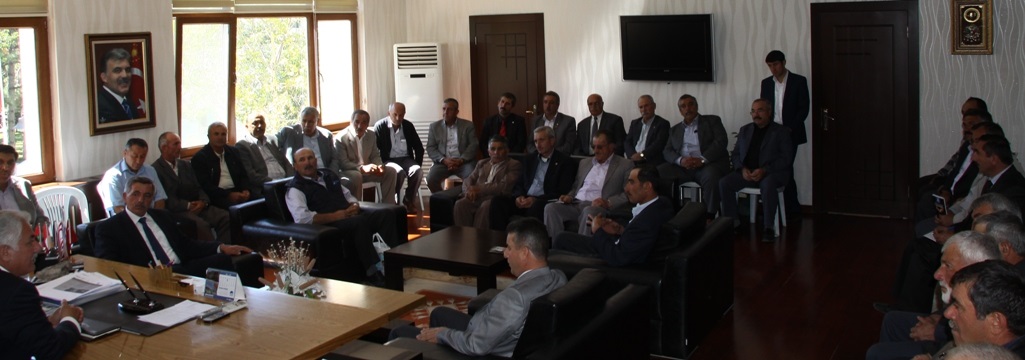 Muhtarlardan Başkan Özden’e Teşekkür Ziyareti