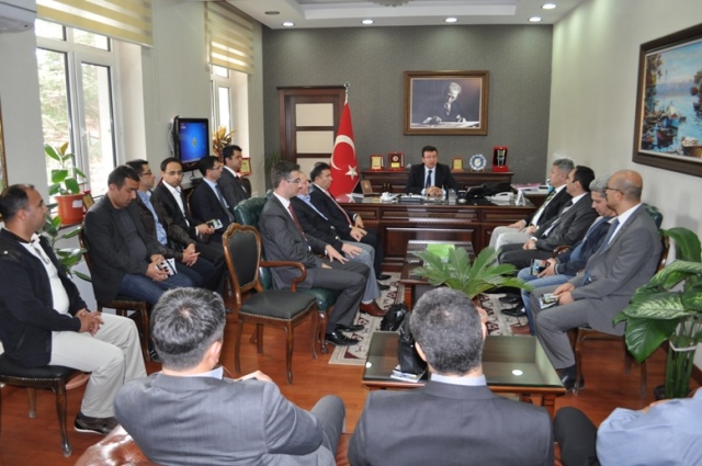 HAKİM ADAYLARINDAN KAYMAKAM ŞAHİN'E ZİYARET