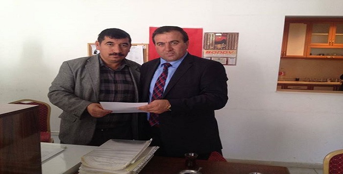 YASİN ÖZEN ADAY ADAYLIK MÜRACAATINI YAPTI