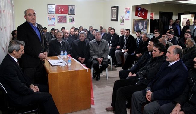 MHP ANKARA BÜYÜKŞEHİR BELEDİYE BAŞKAN ADAY'I MEVLÜT KARAKAYA ÇUBUK'TA