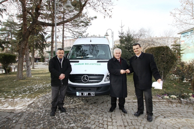 Çubuk Belediyesi’nden yeni cenaze nakil aracı