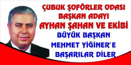 Ayhan Şahan: ‘Büyük Başkan Mehmet Yiğiner’e Tam Destek’’