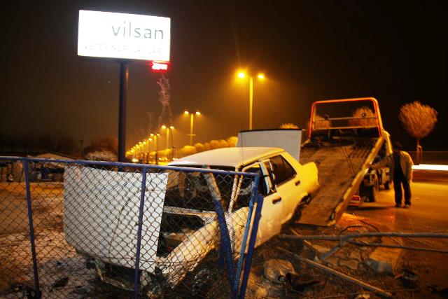 Çubuk'ta trafik kazası: 1 yaralı