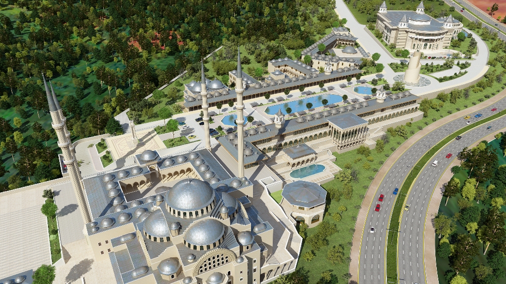 BAŞKENTİN EN BÜYÜK CAMİİ'NİN TEMELİ ATILIYOR