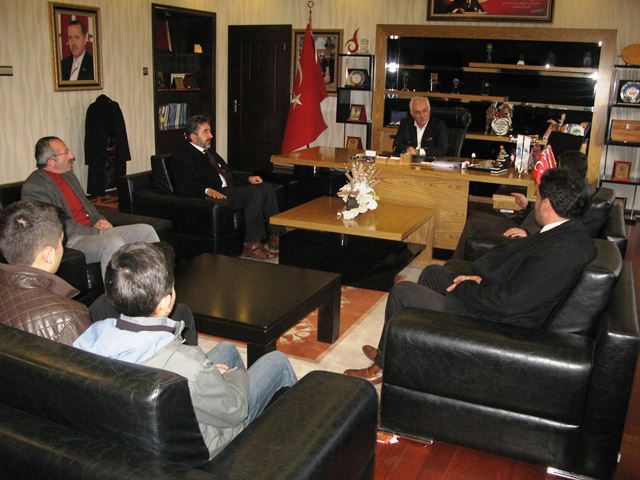 SAADET PARTİSİNDEN BAŞKAN ÖZDEN'E ZİYARET