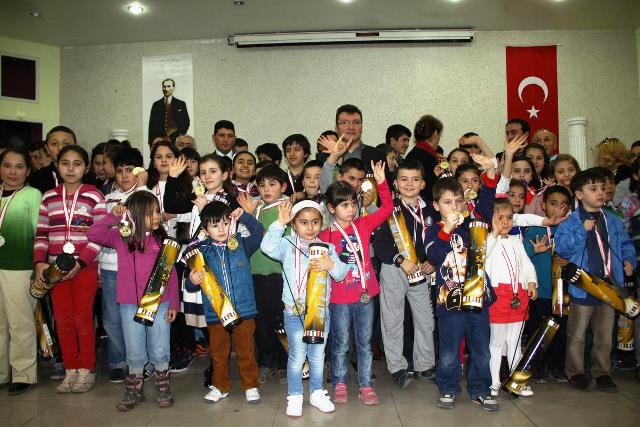 Kaymakamlık satranç turnuvasında ödül töreni yapıldı