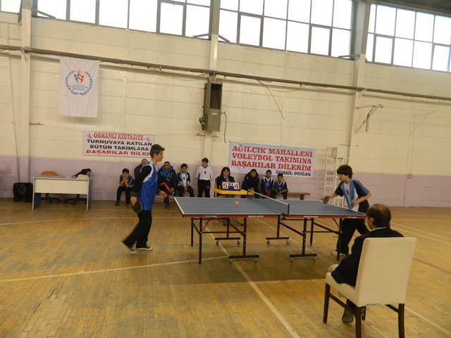 “MEHMET AKİF ERSOY” MASA TENİSİ TURNUVASI