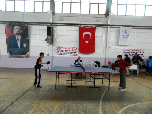 “MEHMET AKİF ERSOY” MASA TENİSİ TURNUVASI 2. GÜN MÜSABAKALARI