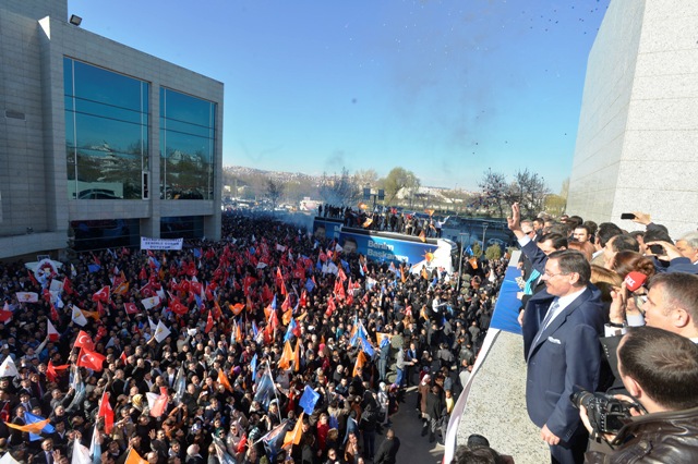 BAŞKAN GÖKÇEK’E MUHTEŞEM KARŞILAMA…