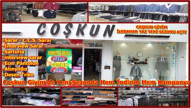 COŞKUN GİYİM İLKBAHAR YAZ YENİ SEZONU AÇTI