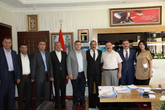 BAŞKAN GÜRBÜZ’DEN, BAŞKAN ACEHAN’A HAYIRLI OLSUN ZİYARETİ