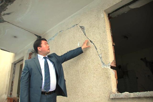 Çubuk'ta "deprem etki deneyi" yapıldı