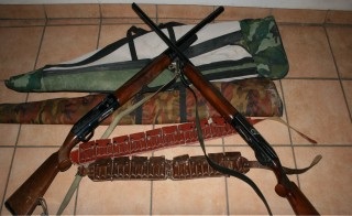 Çubuk'ta kaçak avcılık yapan iki kişi, yakalandı.