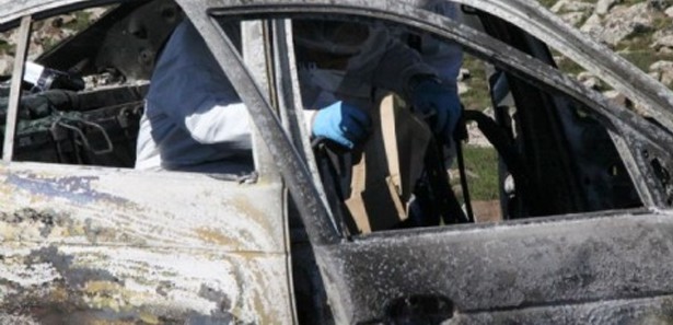 Yanan Otomobilde Cinayet Zanlısı Tutuklandı