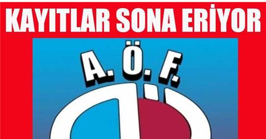 Açıköğretim Fakültesi Kayıt yenileme işlemleri - AÖF bürolar