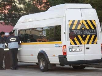 OKUL SERVİSLERİ DENETLENDİ