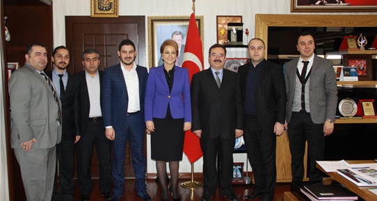 Başkan Acehan, aday adaylarını ağırladı