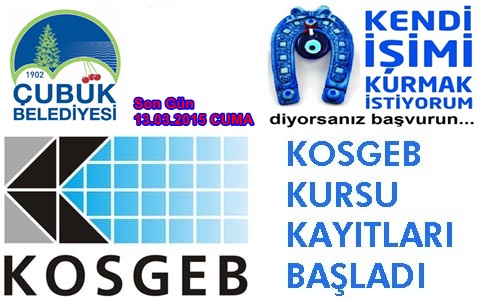 KOSGEB Başvurularında Son Gün Cuma