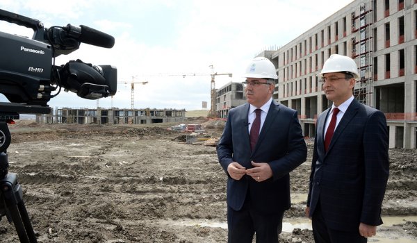 YBÜ 1. ETAP (80 BİN M2 KAPALI ALAN ) İNŞAATI YIL SONUNA BİTİYOR