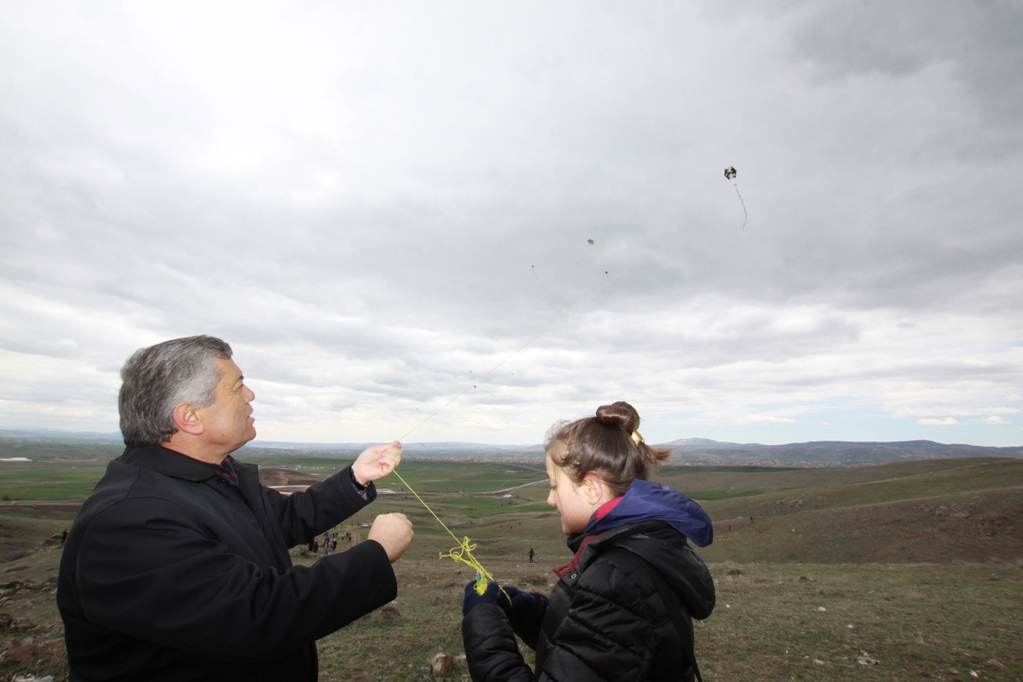 Çubuk'ta uçurtma şenliği