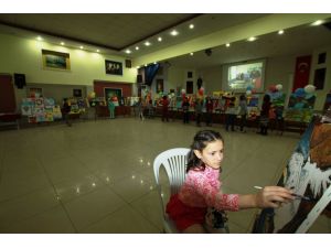 'Hayal Dünyam, Benim Eserim" Resim Sergisi Açıldı