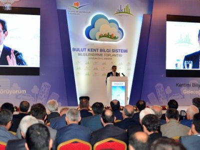 Bakan Güllüce'nin Katılımıyla "Akıllı Kentler-Bulut Kent Bilgi Sistemi" Tanıtıldı
