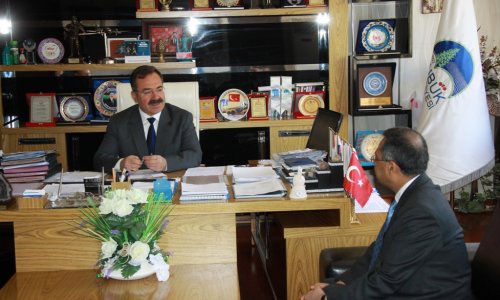 Pakistan Büyükelçisinden Başkan Acehan'a ziyaret‏