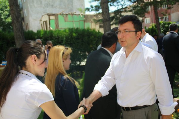 Kaymakam Şahin ve Başkan Vekili Metin, ilçe protokolü ile bayramlaştı