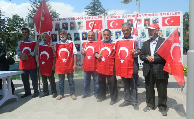 ŞEHİTLERE SAYGI VE TERÖRE LANET YÜRÜYÜŞÜ...