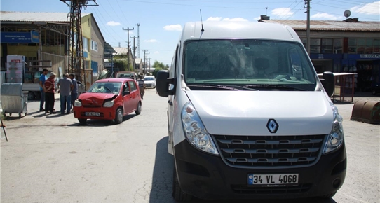 Çubuk'ta trafik kazası: 1 yaralı