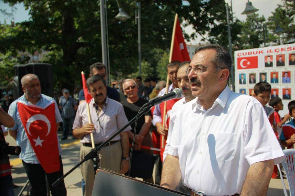 Çubuk Belediye Başkanı Acehan, terör olaylarını kınadı