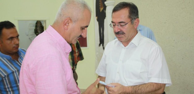 Çubuk Belediye Başkanı Acehan, personelle bayramlaştı