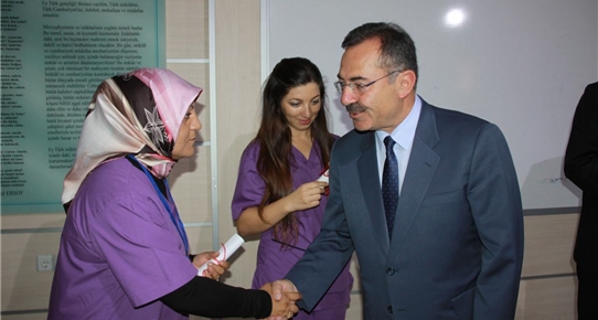 Çubuk'ta "Hasta Bakım Kursu" sona erdi