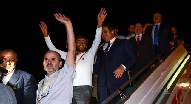 IRAKTA KAÇIRILAN ÇUBUKLU İŞÇİ AİLESİNE KAVUŞTU