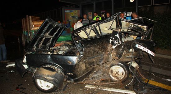 Trafik kazasında 5 kişi yaralandı