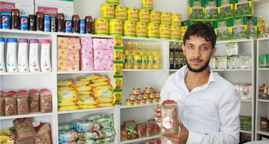 Savaştan Kaçtı, Çubuk'ta Market Açtı