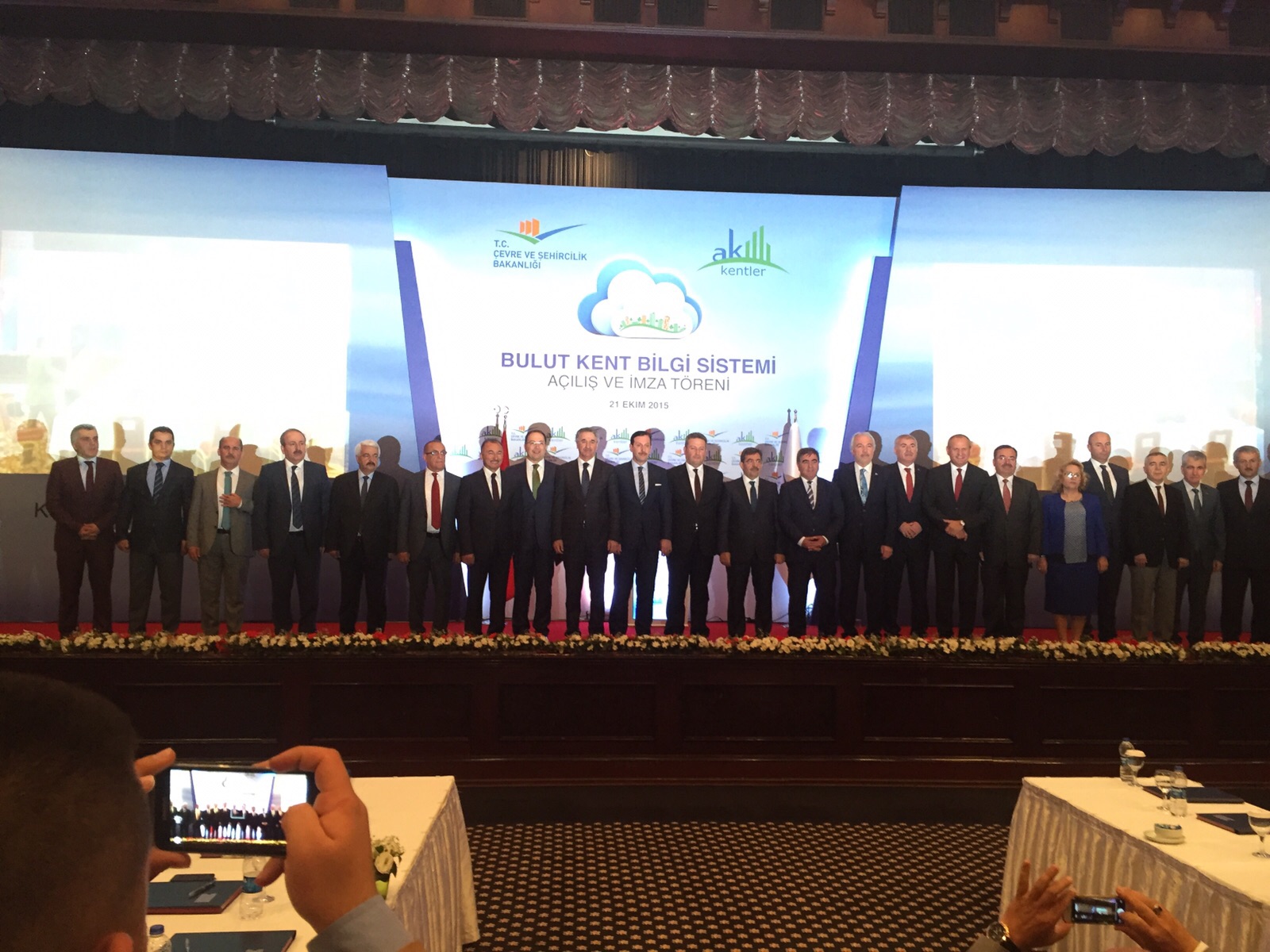 Başkan Acehan, Bulut Kent Bilgi Sistemi Açılış ve İmza Töreni