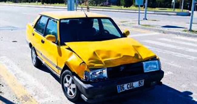 Çubuk'ta trafik kazası: 1 yaralı