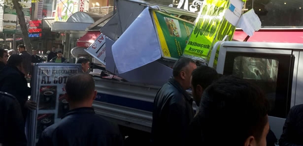 Çankaya Zabıtaları Yol İşgaline İzin Vermiyor