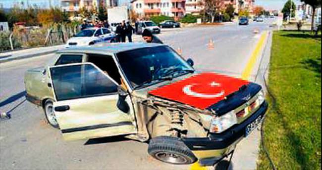 Çubuk'ta trafik kazası: 2 yaralı