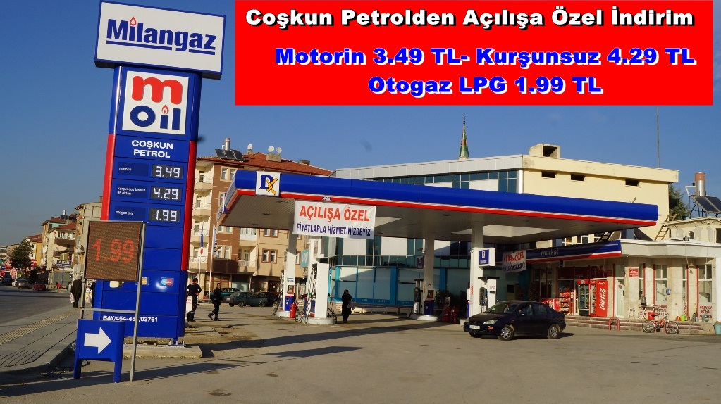 Coşkun Petrolden Açılışa Özel İndirim