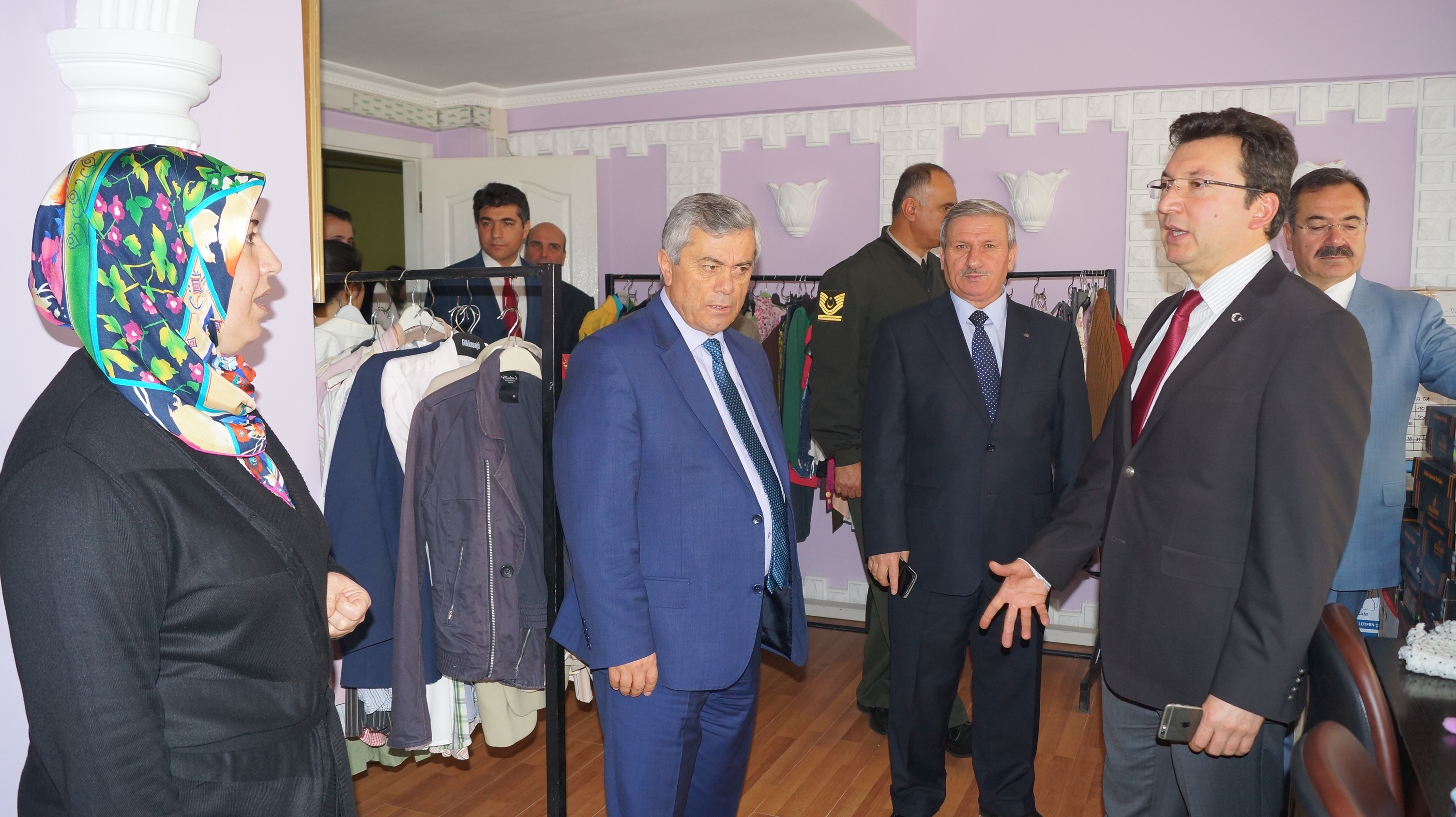 İlçe Protokolü Çubuk Kent Konseyini Ziyaret Etti