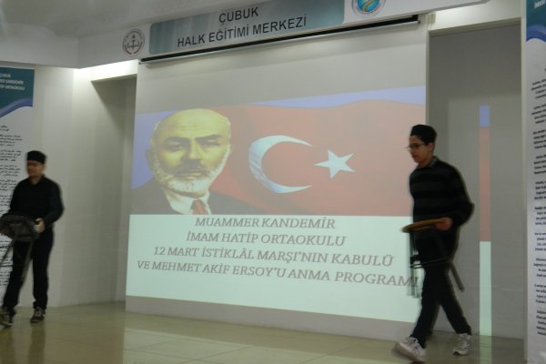 İSTİKLAL MARŞI’NIN KABUL EDİLİŞİNİN 95 YILDÖNÜMÜ KUTLANDI...