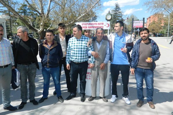 BAŞKAN’DAN “UYUŞTURUCUYA HAYIR” KAMPANYASINA DESTEK...