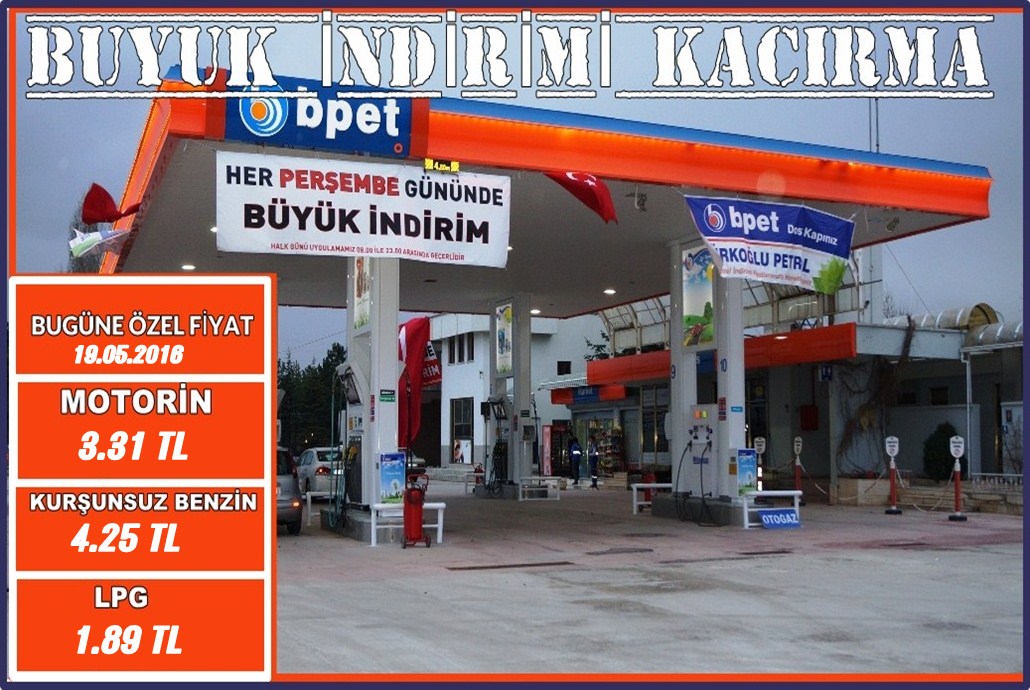 Türkoğlu Petrol'den 'Halk Günü' İndirimleri