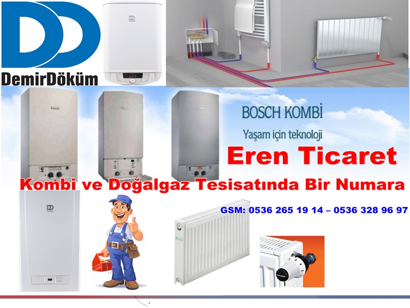 Kombi ve Doğalgaz Tesisatında Bir Numara Eren Ticaret