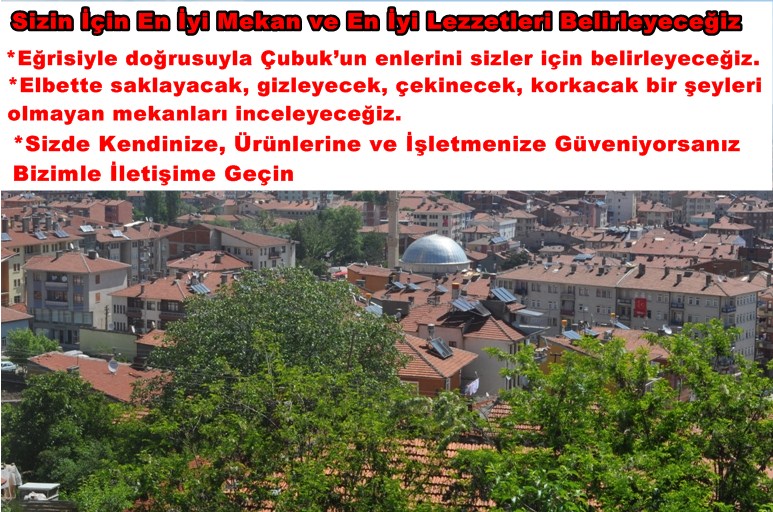 Sizin İçin En İyi Mekan ve En İyi Lezzetleri Belirleyeceğiz