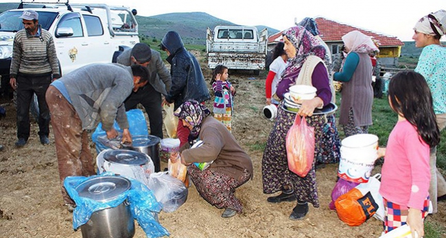 Yaylaya 'iftarlık ve sahurluk' servisi