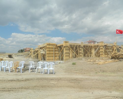 ‘HACI BAYRAM VELİ CAMİ’ NİN TEMELİ ATILDI...