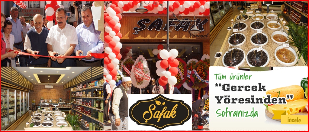 Şafak Yöresel Ürünler Mağazası Açıldı